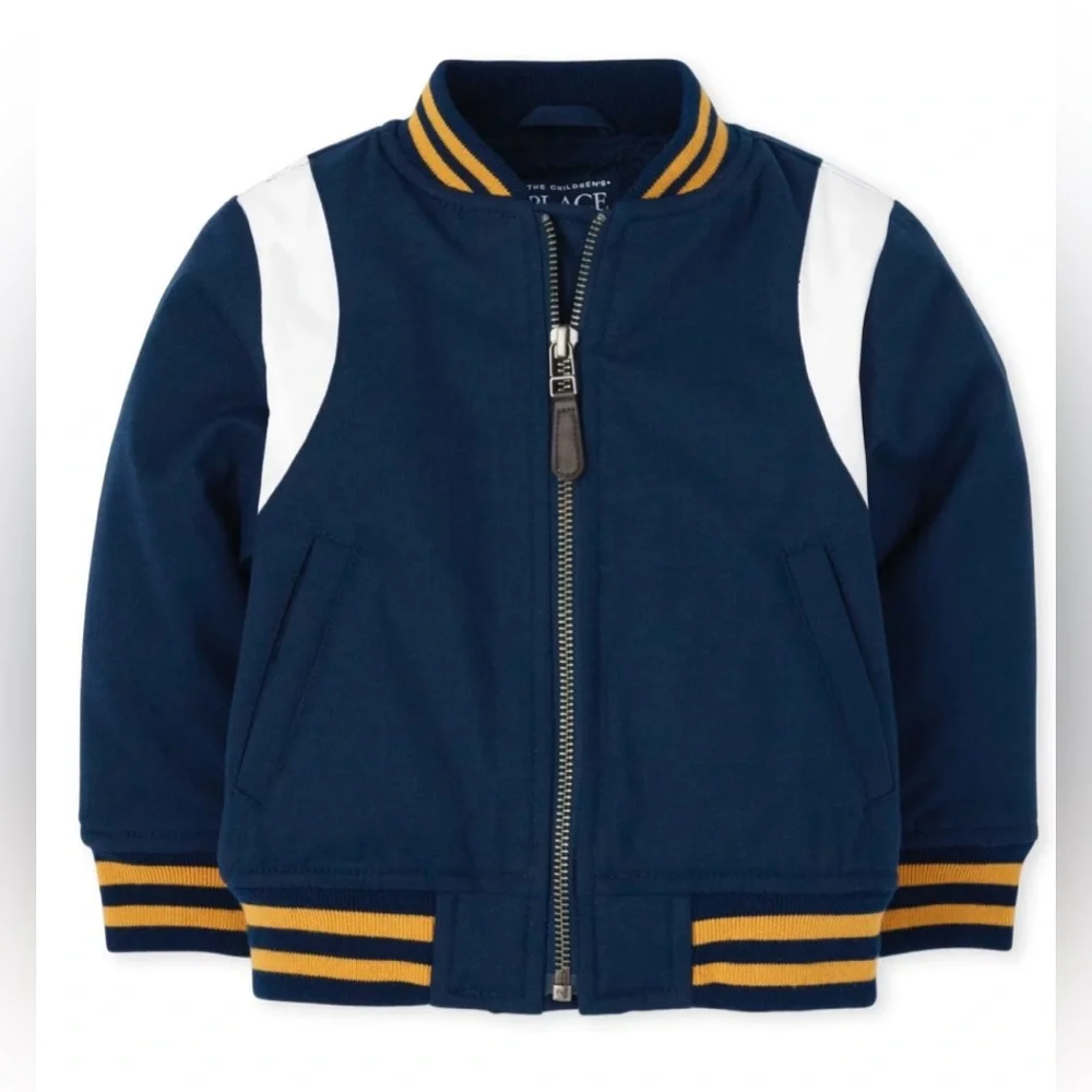 The Children’s Place Boys Varsity Jacket/ Coat size 18-24 Months